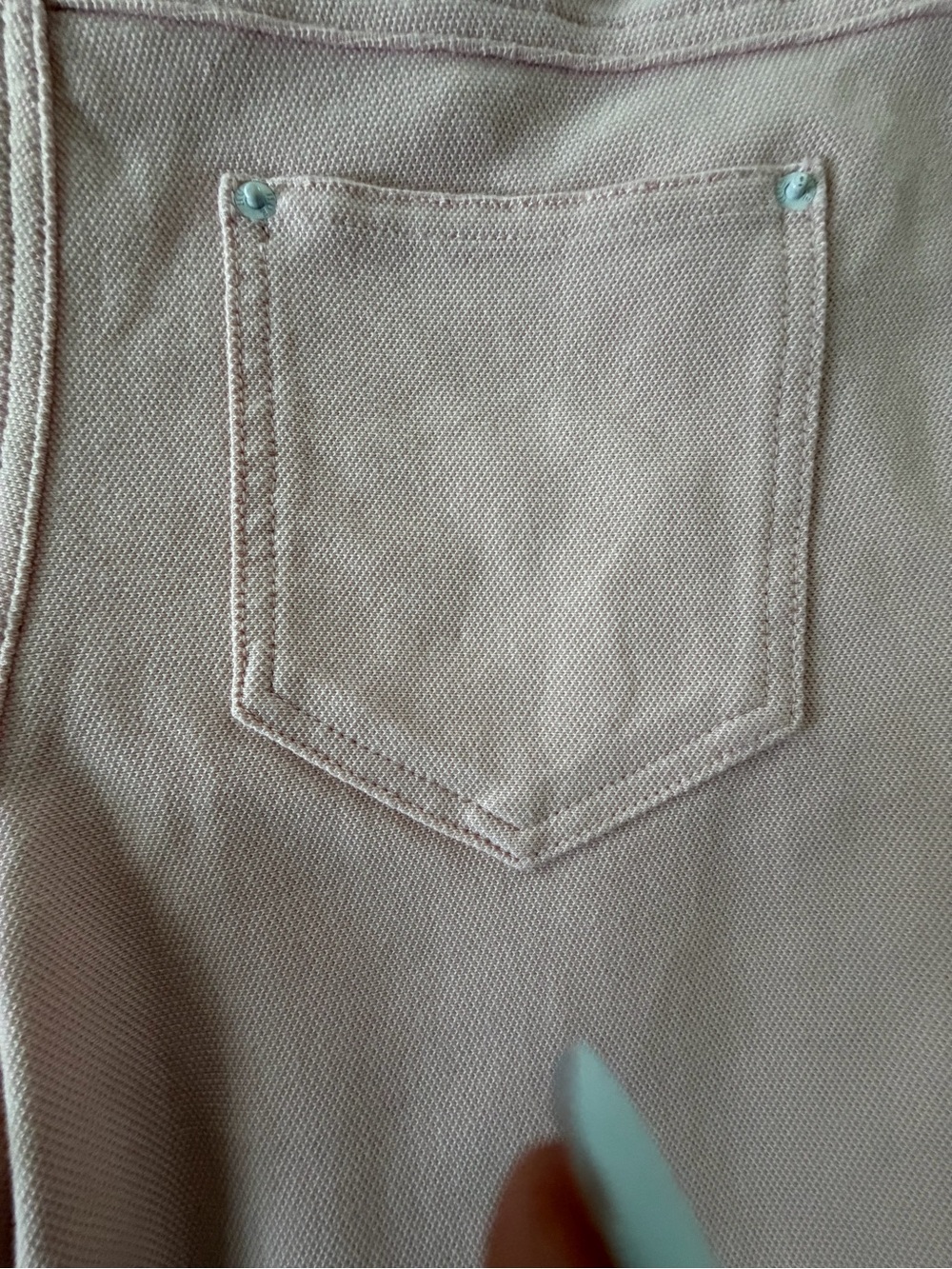 HUE Piqué Skimmer Pants Pink Size L NWT Stretch Skinny Ankle Pants - Picture 9 of 10